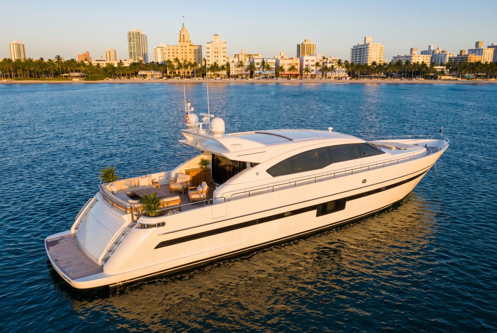 60 to 79 ft luxury yacht fleet Miami